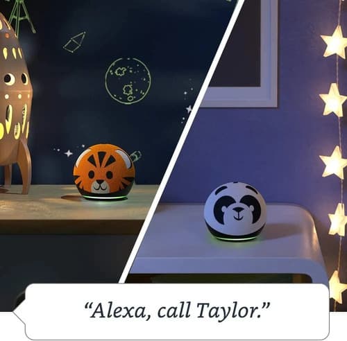 Amazon Echo Dot 4th Gen Kids Con Asistente Virtual Alexa Color Tiger - 10