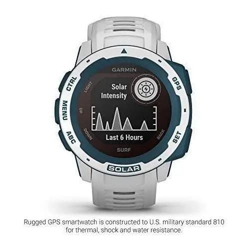 Garmin Instinct Solar Gps Edición Surf Color Blanco Blanco Blanco - 2