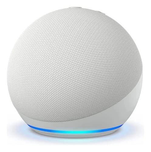 Asistente Virtual Amazon Echo Dot 5ta Gen Blanco Color Glacier White
