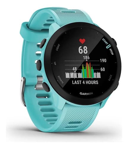 Monitor Garmin Forerunner 55 Aqua Silicona Azul - 2