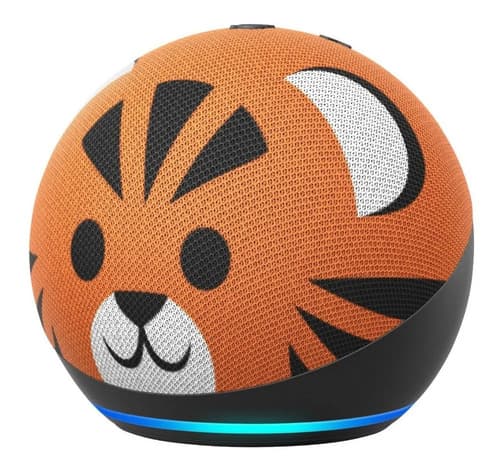 Amazon Echo Dot 4th Gen Kids Con Asistente Virtual Alexa Color Tiger - 2