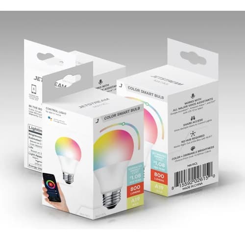 Bombilla Inteligente De Color Jetstream 9w Multicolor - 2