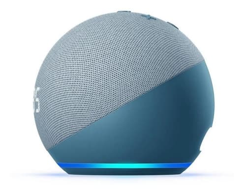 Amazon Echo Dot 4th Gen With Clock Con Alexa Blue Twilight Blue - 3