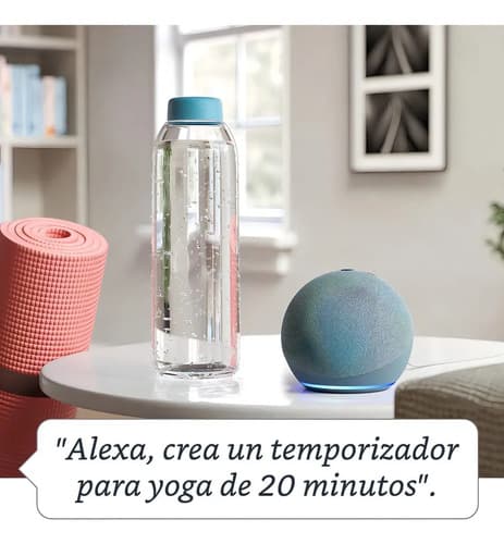 Amazon Echo Dot 4th Gen Con Asistente Virtual Alexa Color Glacier White - 5