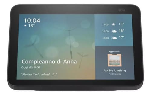 Echo Show 8 2nd Gen Con Asistente Alexa, Pantalla De 8   Charcoal