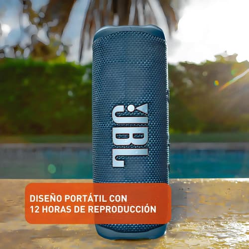 Bocina Jbl Flip 6 Jblflip6 Portátil Con Bluetooth Waterproof Azul - 6