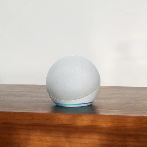 Asistente Virtual Amazon Echo Dot 5ta Gen Blanco Color Glacier White - 4