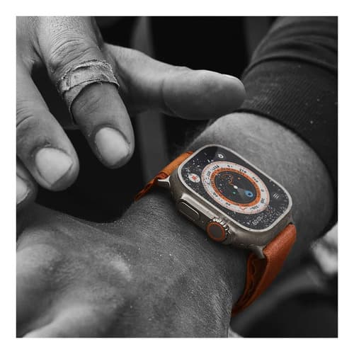 Apple Watch Ultra Gps - Caja De Titanio 49 Mm - Correa Naranja - L - 6