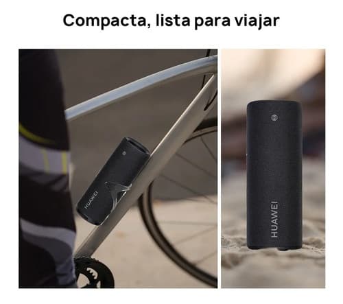 Bocina Huawei Sound Joy Portátil Bluetooth Devialet Negro Color Obsidian Black - 8