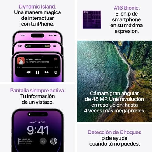 Apple iPhone 14 Pro Max (256 Gb) - Color Plata - 8