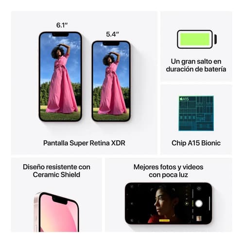 Apple iPhone 13 (128 Gb) - Rosa - 7
