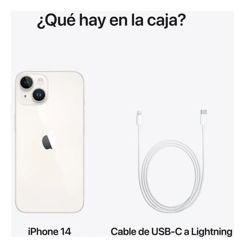 Apple iPhone 14 (128 Gb) - Blanco Estelar - 10