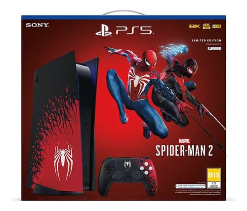 Sony Playstation 5 825gb Marvels Spider Man 2 Rojo/negro