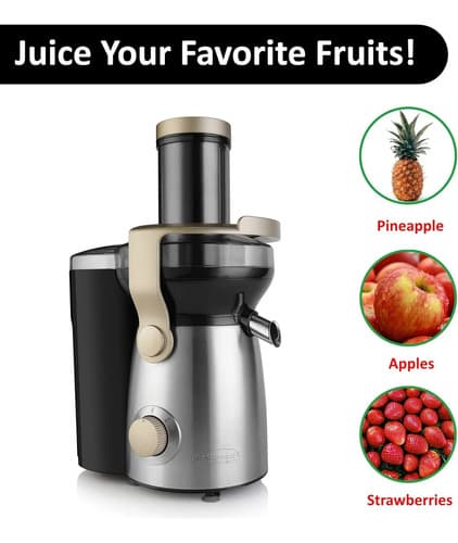 Brentwood Appliances Jc-1000  Extractor De Jugo Negro - 3