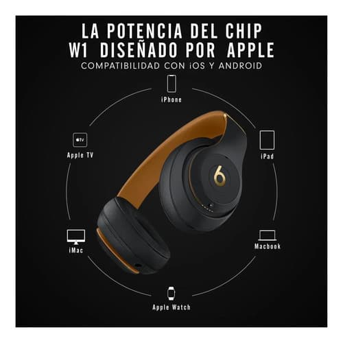 Audífonos Beats Studio³ Wireless - Midnight Black - 4