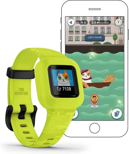 Reloj De Pulsera Garmin Vivofit Jr3 Bluetooth Digi Camo Verde Claro Verde Claro Negro - 2