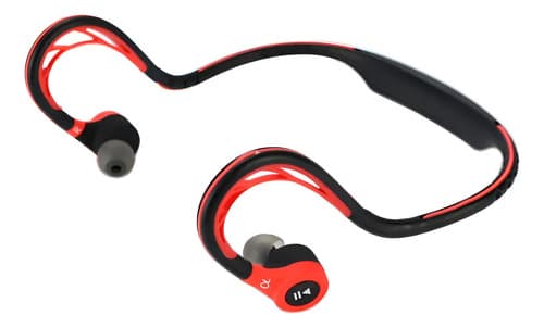 Auriculares Entrenamiento Alphasonik Inalámbricos Rojos Rojo